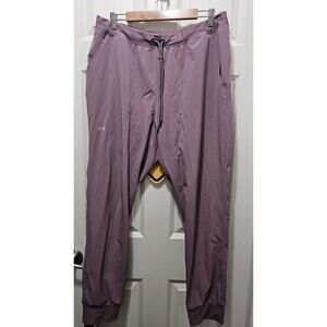 Under Armour UA Sport Woven Pants Women’s XL Tall XLT Loose Fit Heat Gear Purple